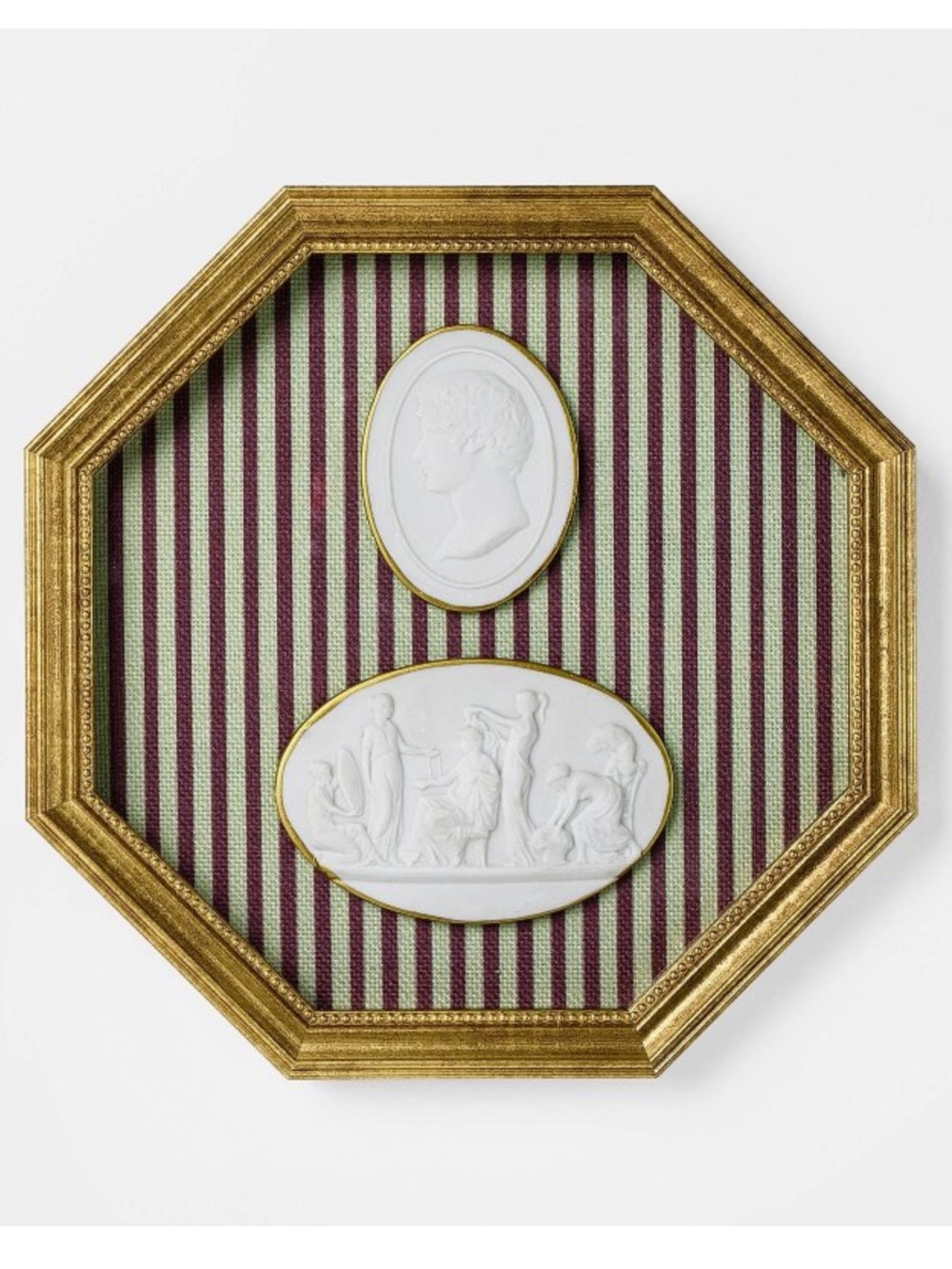 10"x10" Intaglio Busts Wall Art - Threshold designed with Studio McGee